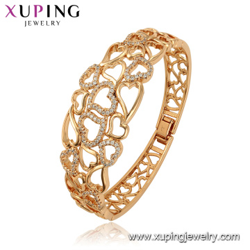 52157 xuping moda bien plateado joyería india brazalete de cobre ambiental